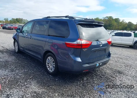 2017 Toyota Sienna Xle Premium 8 Passenger from USA, damaged, VIN 5TDYZ3DC6HS853512